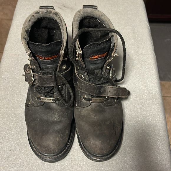 Harley Davidson Leather Boots Size 8.5 - Picture 9 of 11